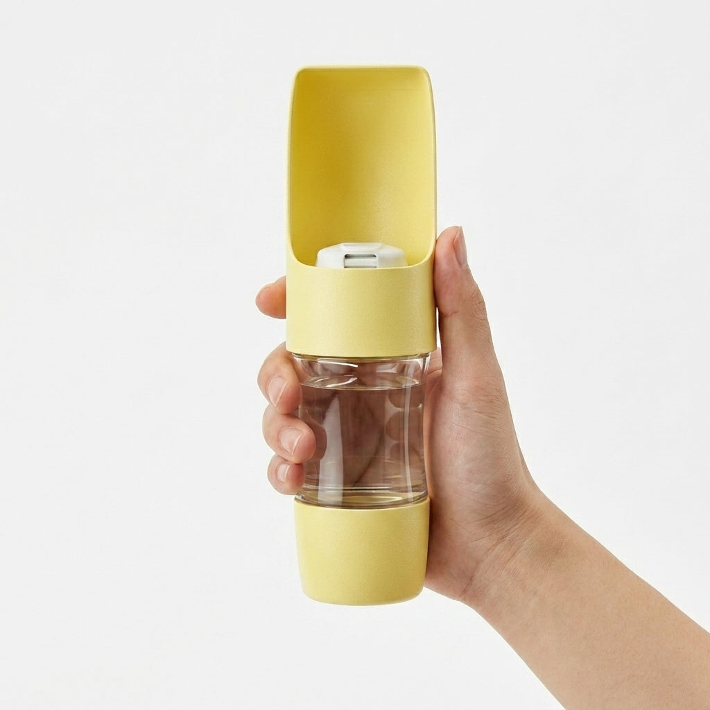 2 in 1 Storage Food and Water Container for Puppy Pets.
