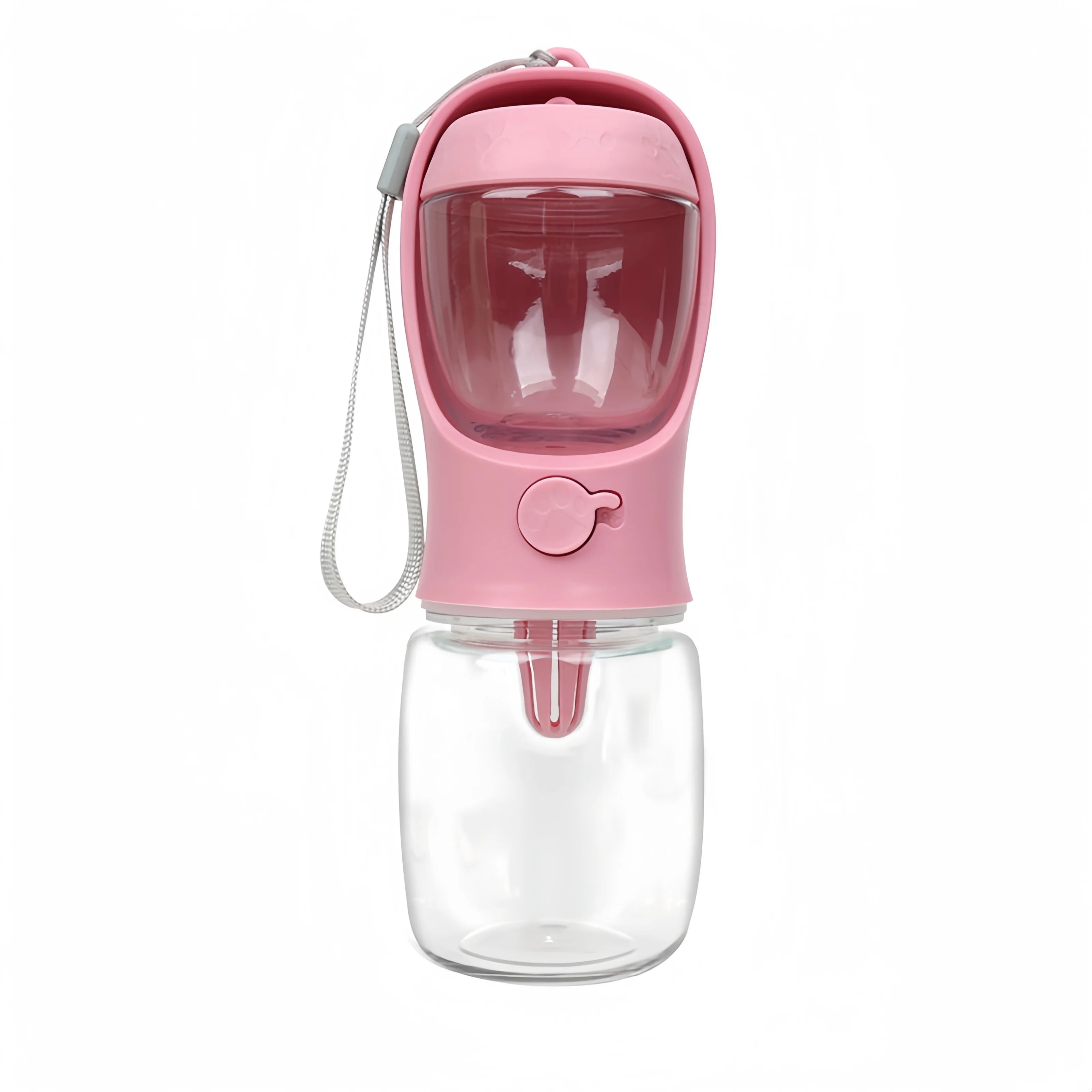 Portable Water Bottle with Food and Water Container for Pets
