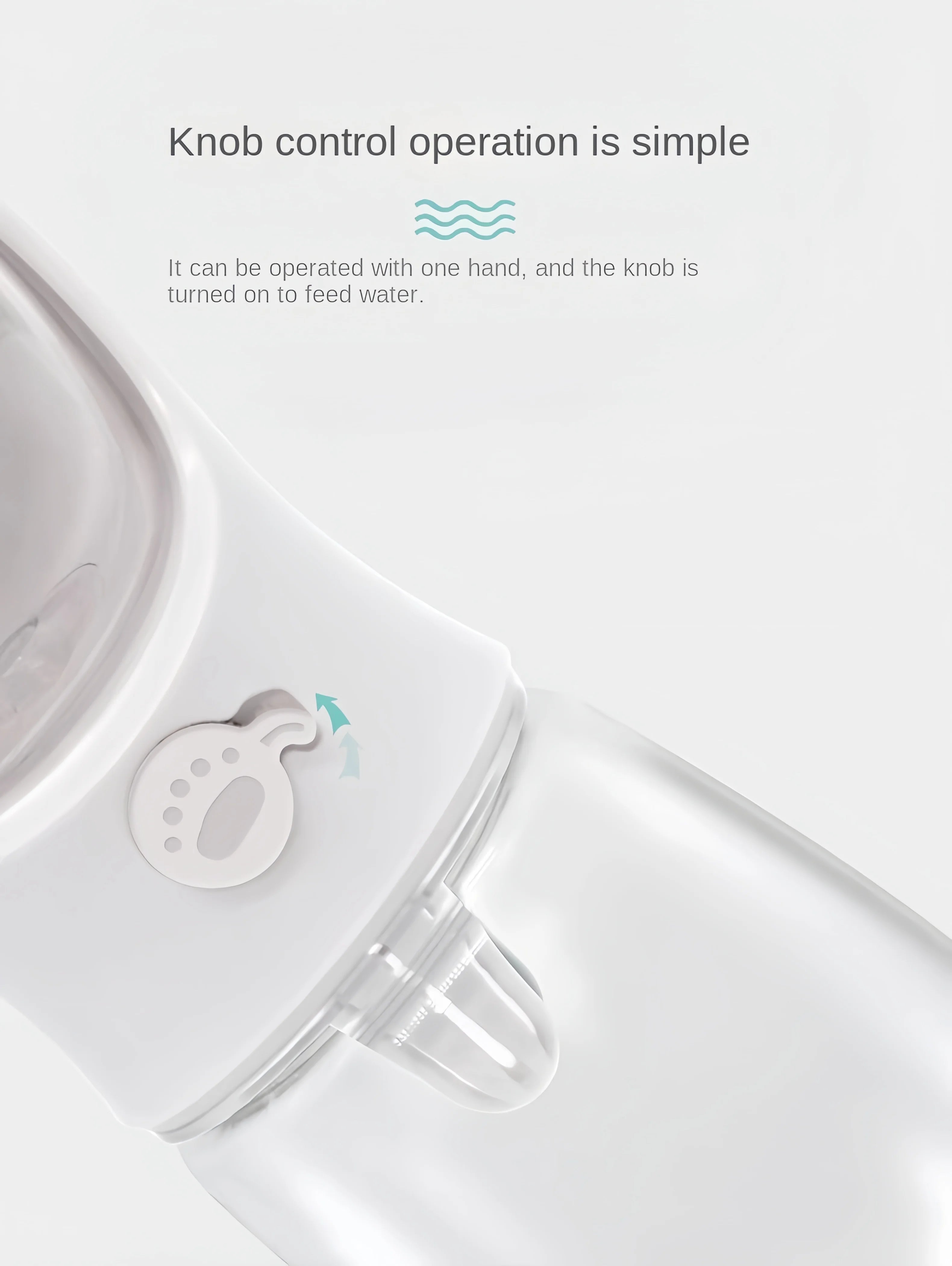 Portable Water Bottle with Food and Water Container for Pets